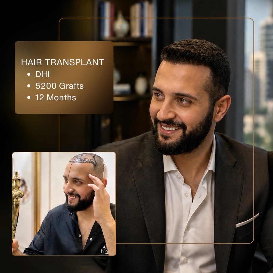 Before & After - DHI 5,200 Grafts